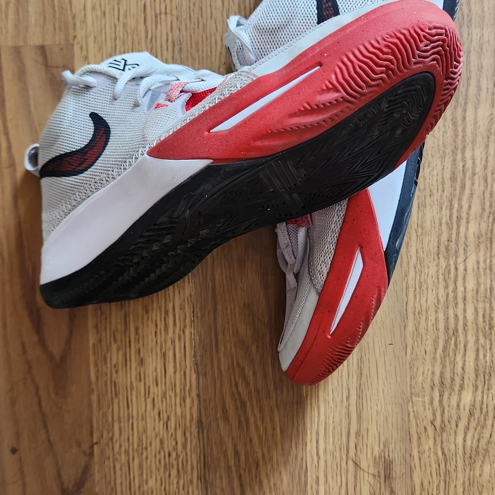 Nike Kids Sneakers - Red, Black, and White